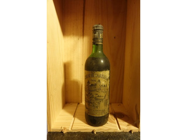7x 75cl chateau de la riviere 1970 - afbeelding 1 van  3