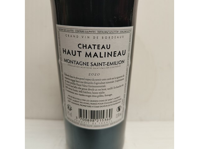 7x 75cl château haut malineau - afbeelding 2 van  2
