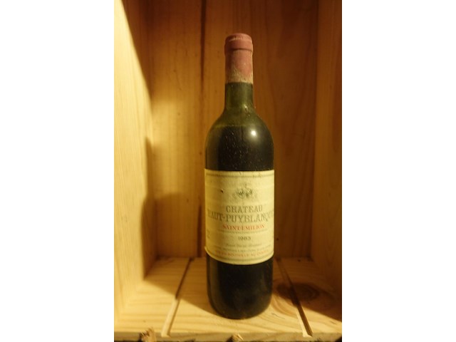 7x 75cl chateau haut-puyblanquet 1983 - afbeelding 1 van  3