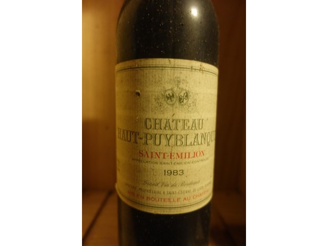 7x 75cl chateau haut-puyblanquet 1983 - afbeelding 2 van  3