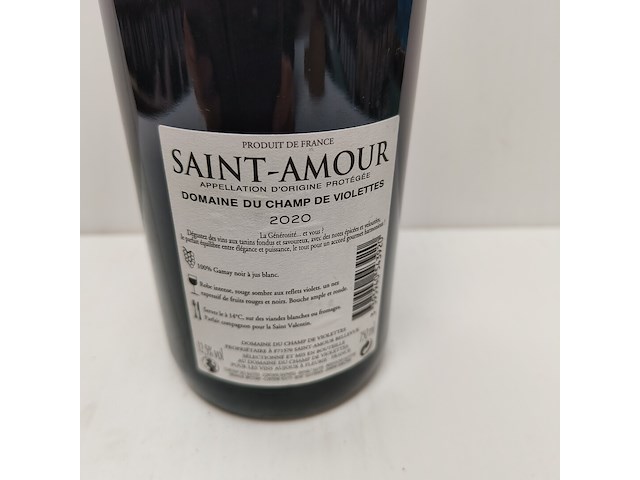 7x 75cl domaine du champ de violettes saint-amour - afbeelding 2 van  2