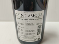 7x 75cl domaine du champ de violettes saint-amour - afbeelding 2 van  2