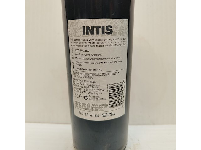 7x 75cl intis - afbeelding 2 van  2