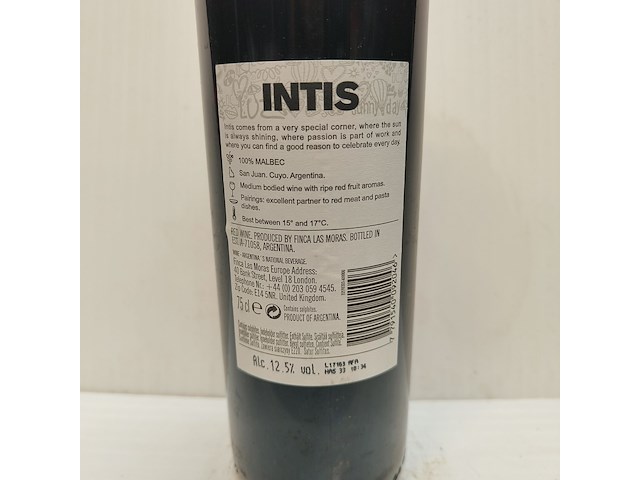 7x 75cl intis - afbeelding 2 van  2