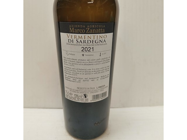 7x 75cl marco zanatta (witte wijn) - afbeelding 2 van  2