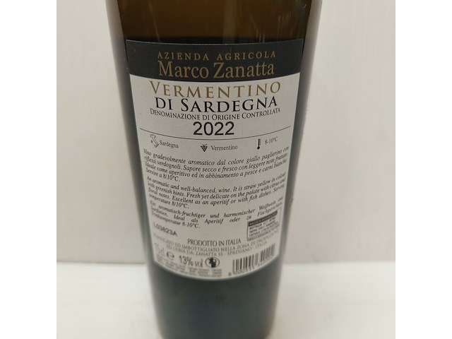 7x 75cl marco zanatta (witte wijn) - afbeelding 2 van  2