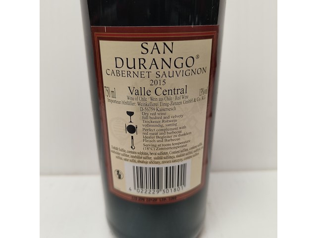 7x 75cl san durango - afbeelding 2 van  2