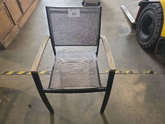 (7x) alu terras stoelen - afbeelding 1 van  5