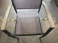 (7x) alu terras stoelen - afbeelding 2 van  5