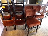 7x barstoel - afbeelding 1 van  2