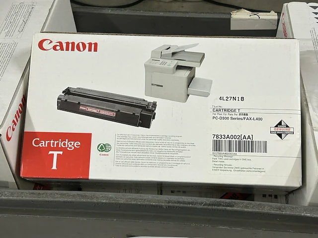 7x canon cartridge t - afbeelding 1 van  4