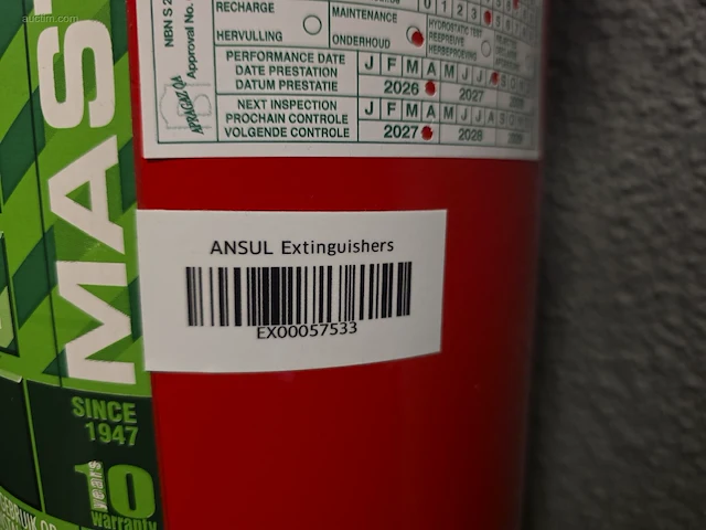 (7x) diverse brandblussers ansul - afbeelding 6 van  12