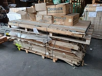 (7x) diverse buitendeuren afrormosia