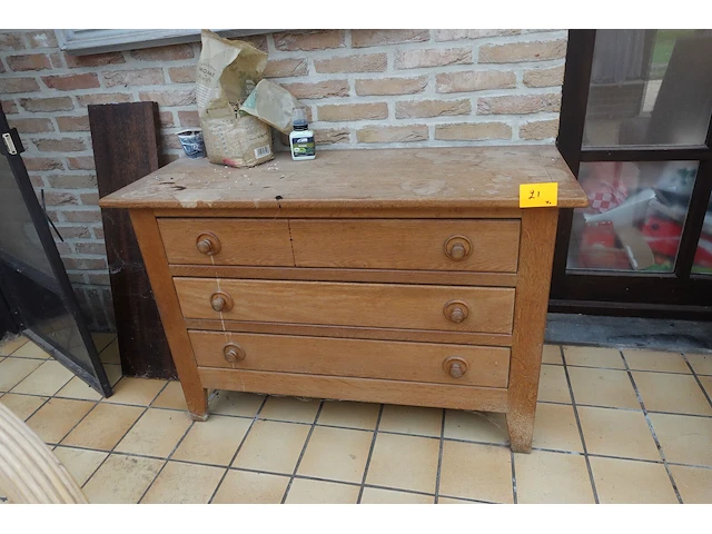 7x diverse houten meubel - afbeelding 10 van  10