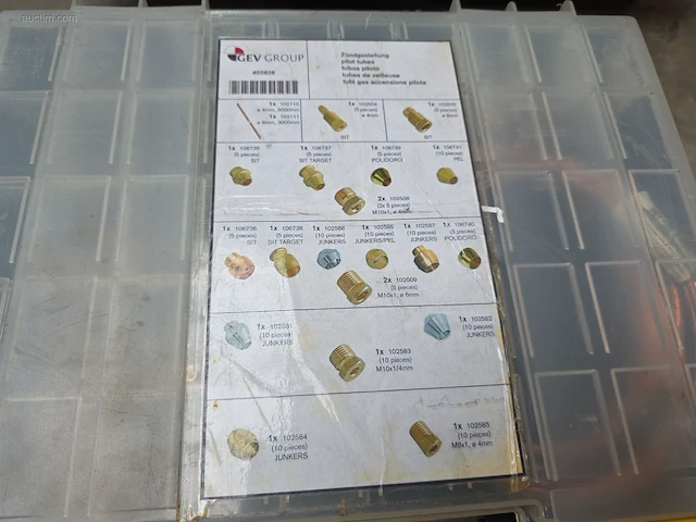 (7x) diverse sorteerkoffers nn - afbeelding 7 van  17