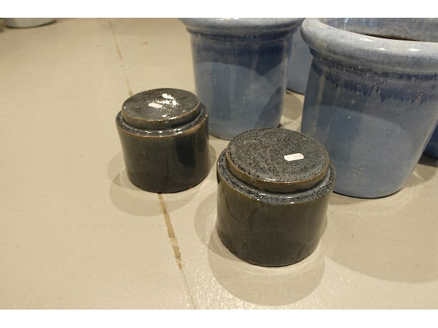 7x diverse terracotta bloempot - afbeelding 7 van  8