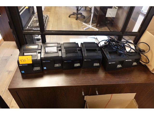 7x diverse ticketprinters - afbeelding 1 van  7