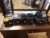 7x diverse ticketprinters - afbeelding 1 van  7