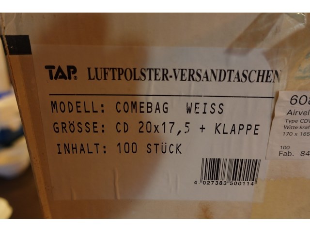 7x doos enveloppen - afbeelding 2 van  4