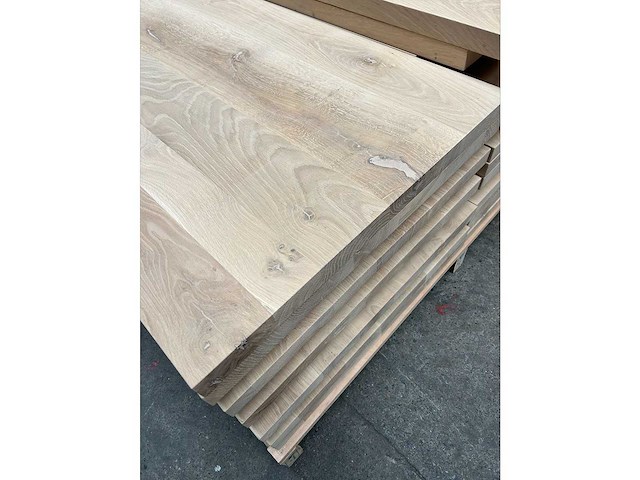 7x dubbele eiken traptreden 40mm - afbeelding 2 van  3