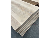 7x dubbele eiken traptreden 90cm - afbeelding 2 van  3