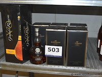 7x fles amber likeur, grand marnier, cuvee du centenaire 100, 70cl - afbeelding 1 van  3