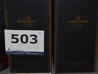 7x fles amber likeur, grand marnier, cuvee du centenaire 100, 70cl - afbeelding 3 van  3