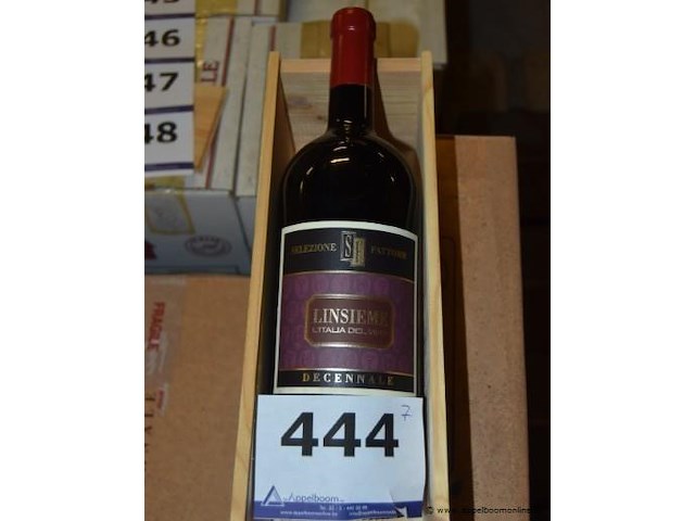 7x fles rode wijn, selezione sf fattorie, l'insieme l'italia del vino decennale - afbeelding 1 van  3