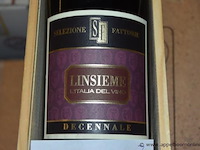 7x fles rode wijn, selezione sf fattorie, l'insieme l'italia del vino decennale - afbeelding 2 van  3