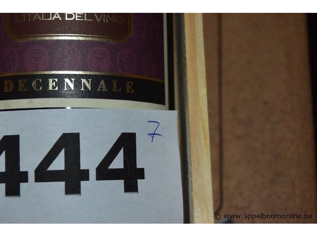 7x fles rode wijn, selezione sf fattorie, l'insieme l'italia del vino decennale - afbeelding 3 van  3