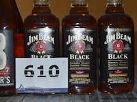 7x fles whisky, wo. jim beam black kentucky straight bourbon whiskey 70cl, mackinlay 21 years old finest scotch whisky, baker's 7 years old kentucky straight bourbon whiskey 750ml - afbeelding 3 van  3