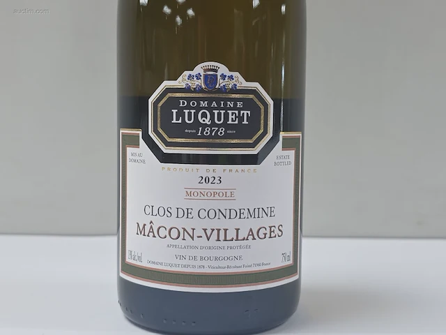 (7x) fles(sen) clos de condemine macon- villages... - afbeelding 3 van  5