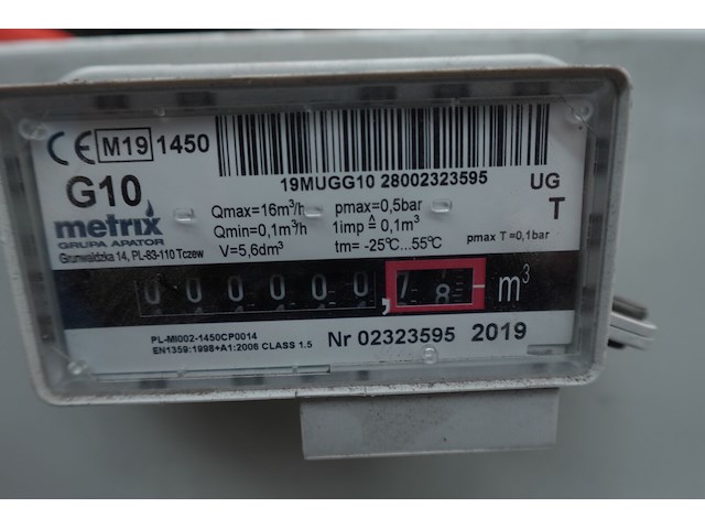 7x gasmeter - afbeelding 6 van  6