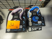 7x hondenleiband flexi - afbeelding 1 van  4