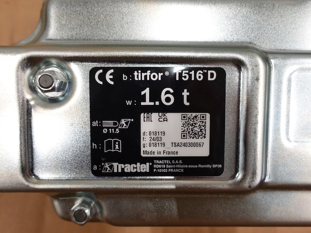 7x kabeltrektoestel tirfor - afbeelding 7 van  8