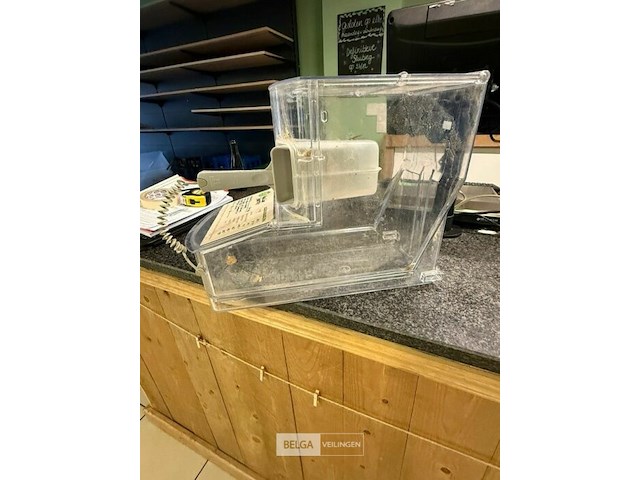 7x kunststof dispensers met schep voor levensmiddelen - afbeelding 4 van  5