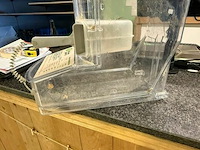 7x kunststof dispensers met schep voor levensmiddelen - afbeelding 4 van  5