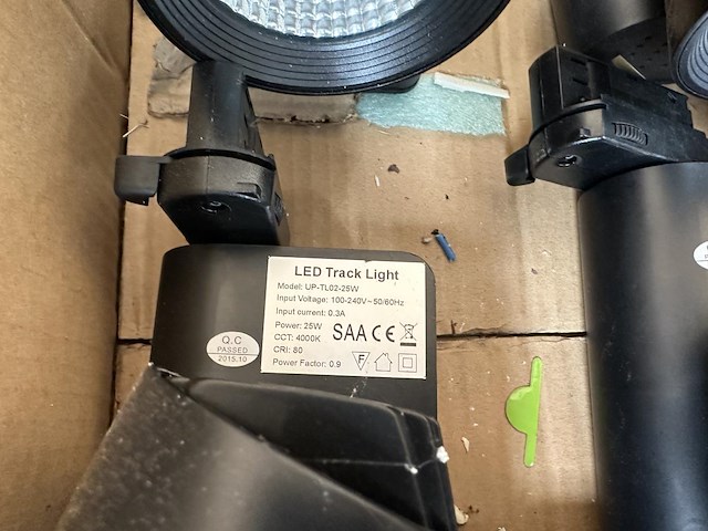 7x led track light black - afbeelding 2 van  4