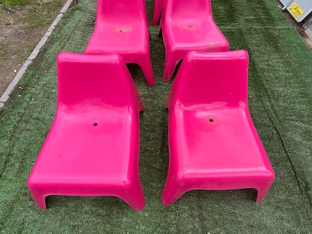 7x lounge terrasstoelen - afbeelding 2 van  6