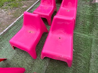 7x lounge terrasstoelen - afbeelding 3 van  6