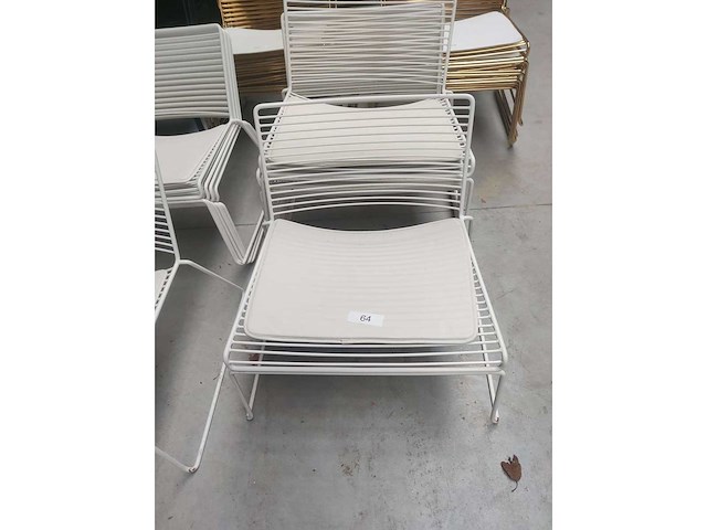 7x lounge wit + kussen (7x) - afbeelding 1 van  3