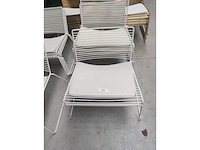 7x lounge wit + kussen (7x) - afbeelding 1 van  3