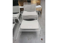 7x lounge wit + kussen (7x) - afbeelding 2 van  3