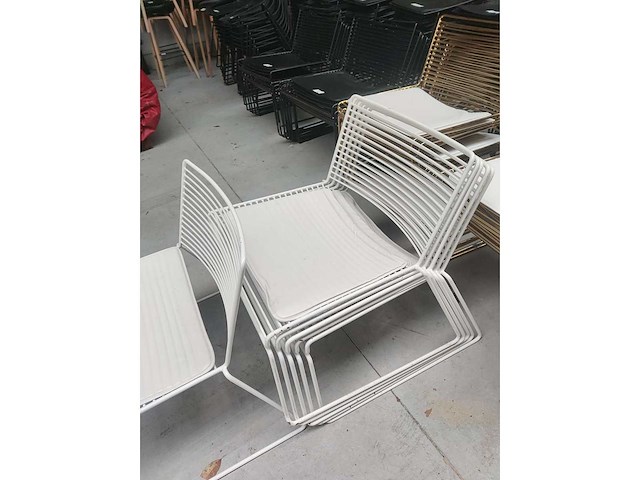 7x lounge wit + kussen (7x) - afbeelding 1 van  5