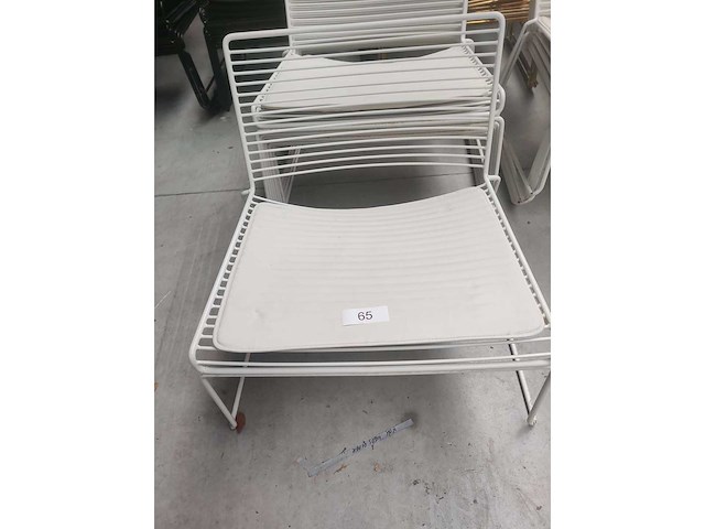 7x lounge wit + kussen (7x) - afbeelding 2 van  5