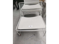 7x lounge wit + kussen (7x) - afbeelding 2 van  5