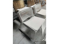 7x lounge wit + kussen (7x) - afbeelding 5 van  5