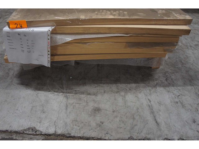 7x massief eiken traptreden 33mm - afbeelding 4 van  5