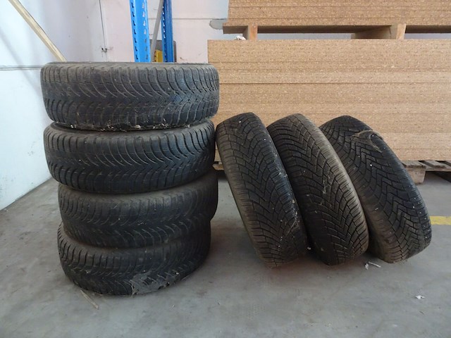 7x michelin winterband met velg - afbeelding 1 van  2