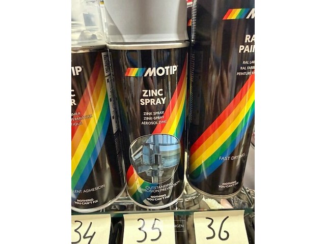 7x motip zincspray 400ml (houdbaar tot 2034) - afbeelding 3 van  3